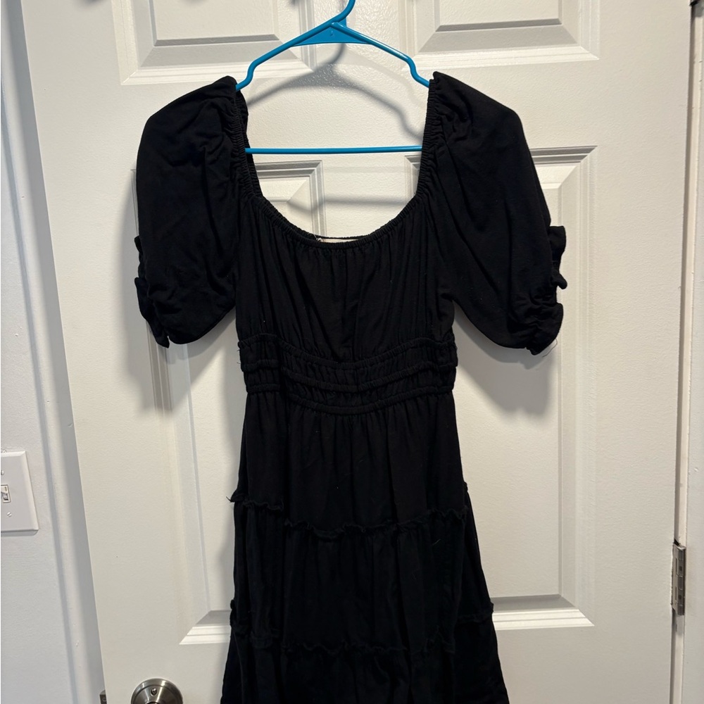 Altar'd State Black Long Sleeve Dress
